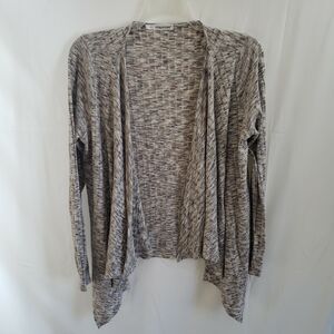 Maurice's Gray Open Front Long Sleeved Cardigan Women's Plus Size 1